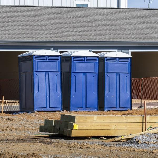 Heavy-duty construction site porta potty in Benton, Arkansas