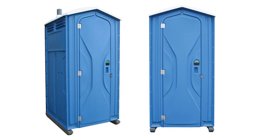 Long-term porta potty units on site in Benton, Arkansas